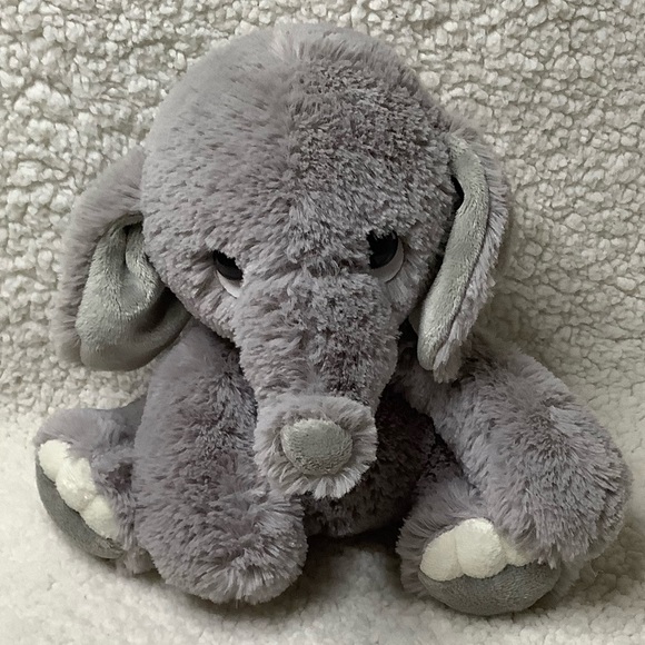 AURORA World 2020 Grey Elephant 8.5 inch Plush Stuffed Animal Toy - Picture 1 of 7